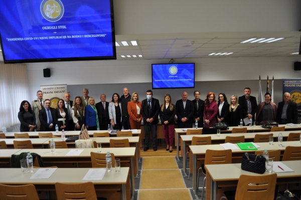 Pravni fakultet Univerziteta u Travniku organizovao Okrugli stol na temu: „Pandemija COVID-19 i njene implikacije na Bosnu i Hercegovinu“