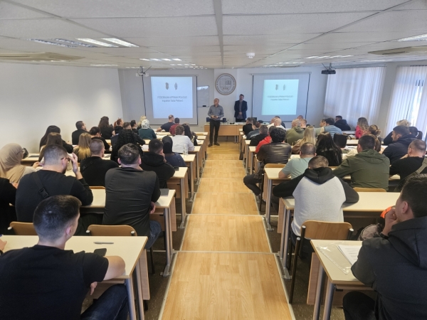 Održano gostujuće predavanje Sa&scaron;e Petrovića na temu &bdquo;Kompjuterski kriminal, digitalni dokazi, slučajevi iz prakse"